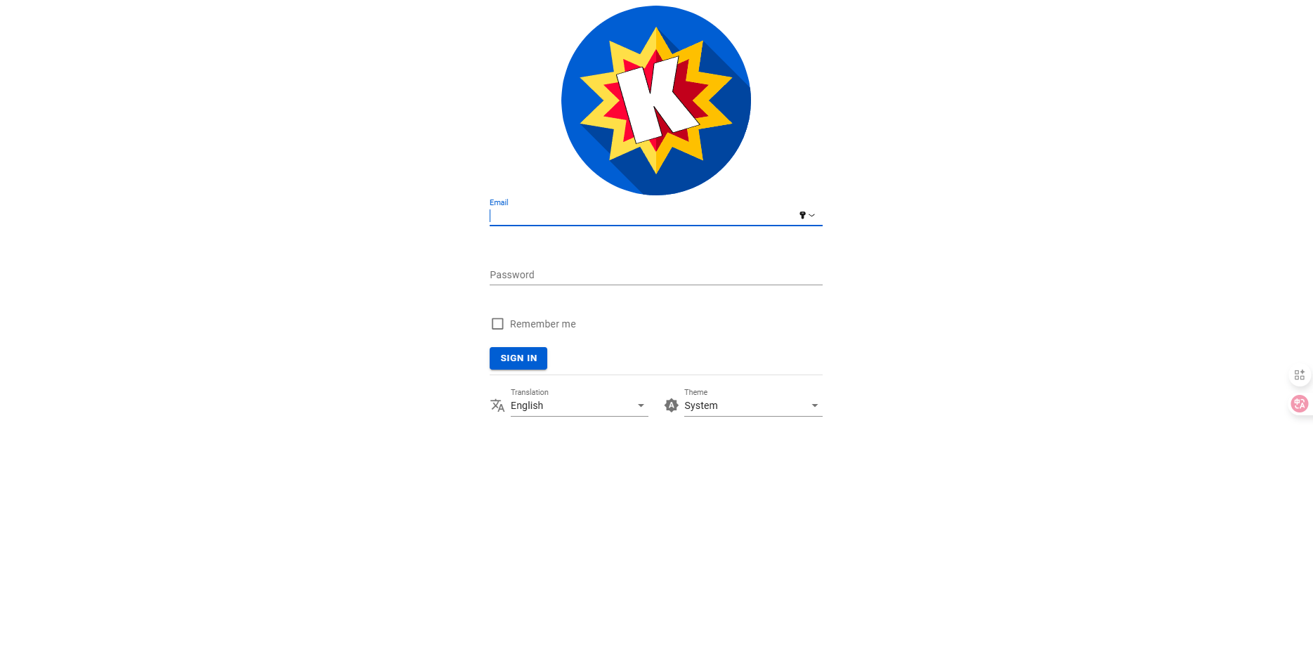 komga login