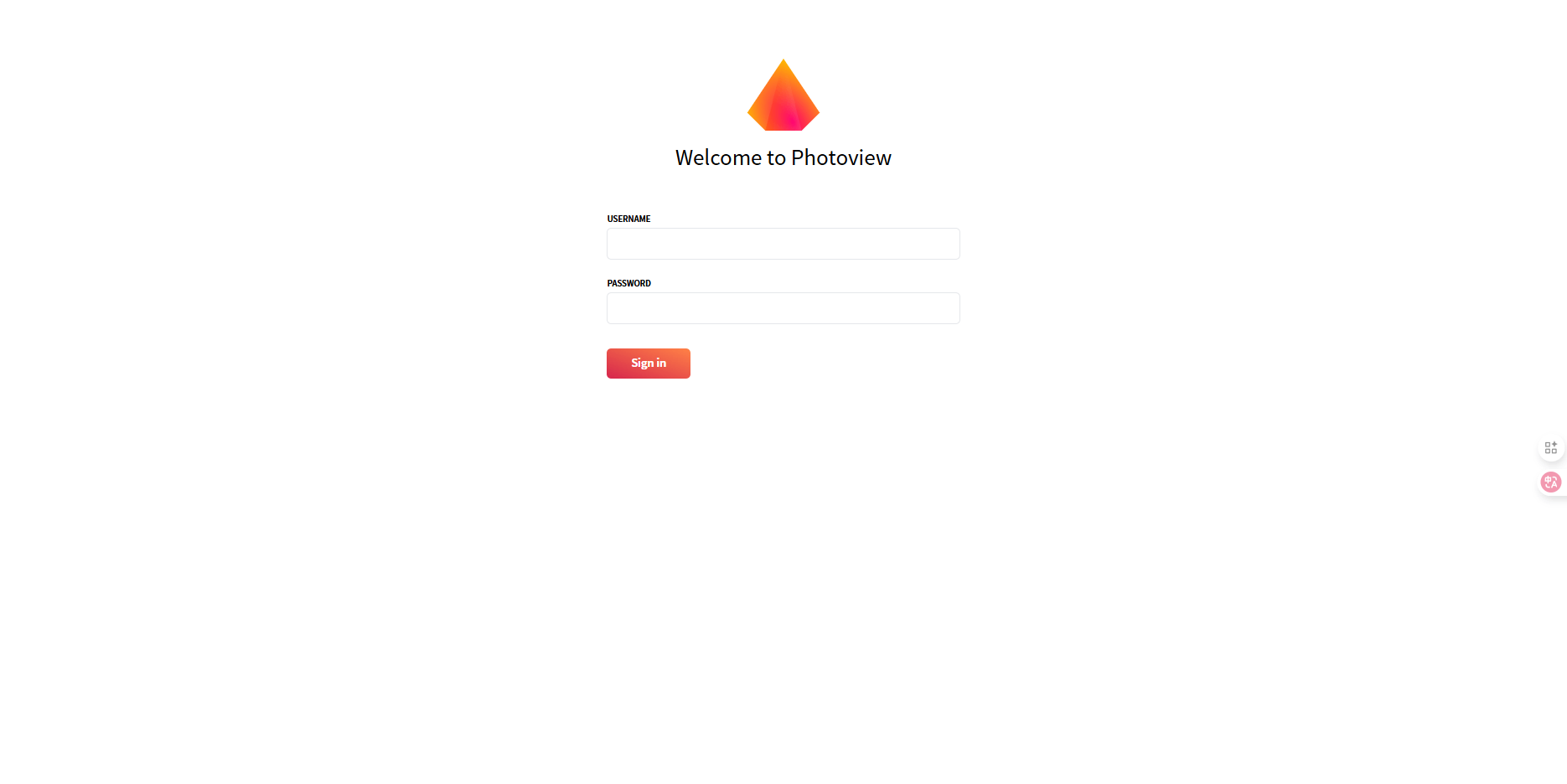 photoview login